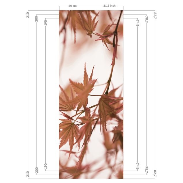 Tylna ścianka prysznicowa - Maple Leaf In Autumn Sun