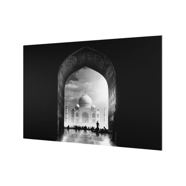 Panel szklany do kuchni - Brama do Tadż Mahal