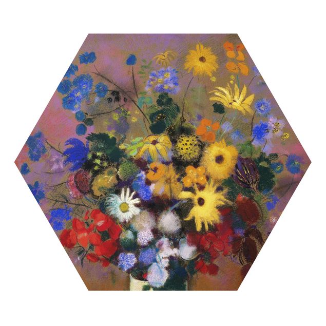 Obrazy z motywem kwiatowym Odilon Redon - Kwiaty w wazonie