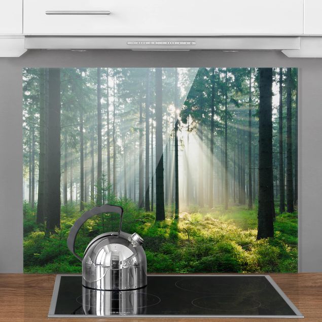 Dekoracja do kuchni Świetlany las