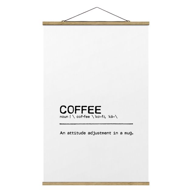 Obrazy z napisami Definicja Postawa wobec kawy