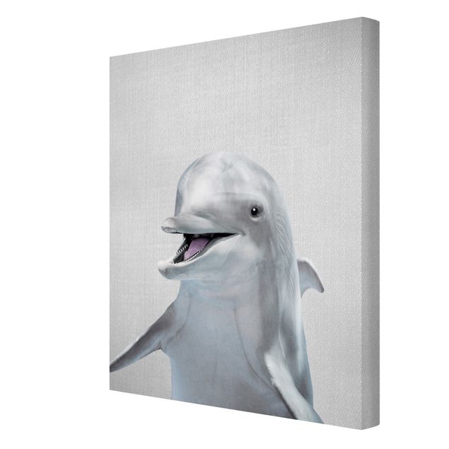 Czarno białe obrazki Dolphin Diddi