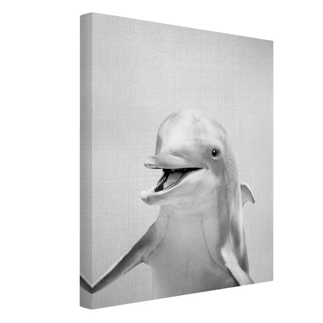 Obrazy zwierzęta Dolphin Diddi Black And White