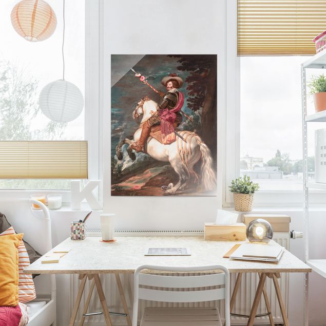 Obrazy na szkle portret Książę pączków