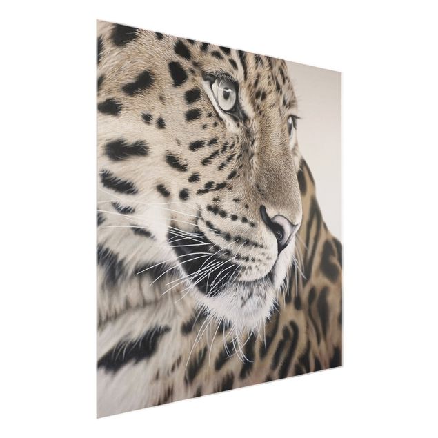 Obrazy na szkle zwierzęta Leopard