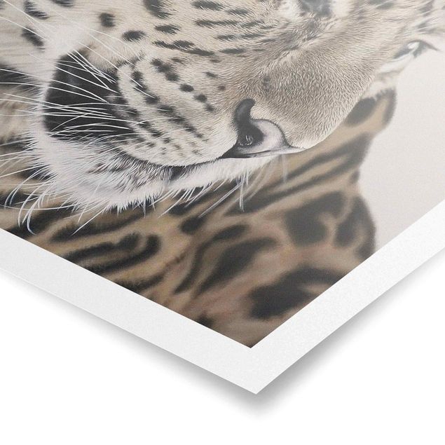 Obrazy kwiatowe Leopard