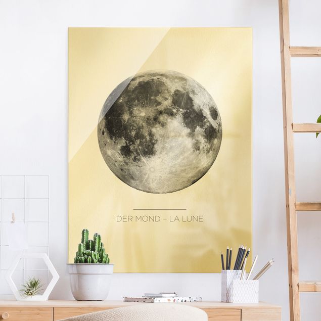 Obraz na szkle - Księżyc - La Lune