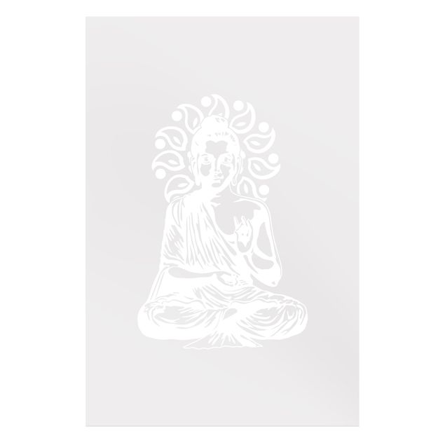 Folia okienna Detailed Buddha II