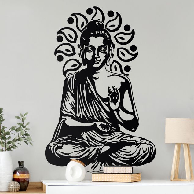 Naklejka na ścianę - Budda szczegółowy