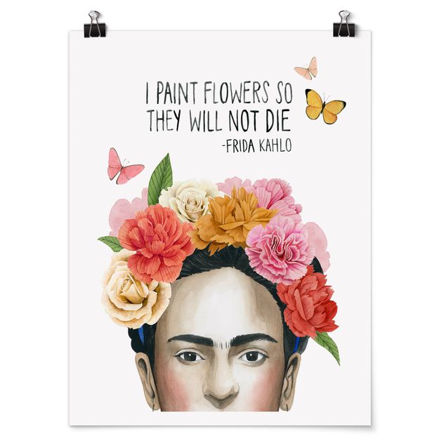 Obrazy portret Myśli Fridy - Kwiaty