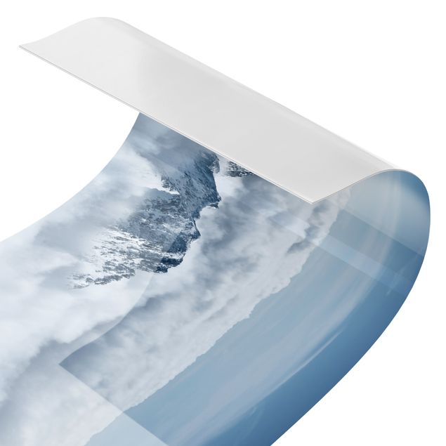 Panel ścienny do kuchni - Alpy ponad chmurami