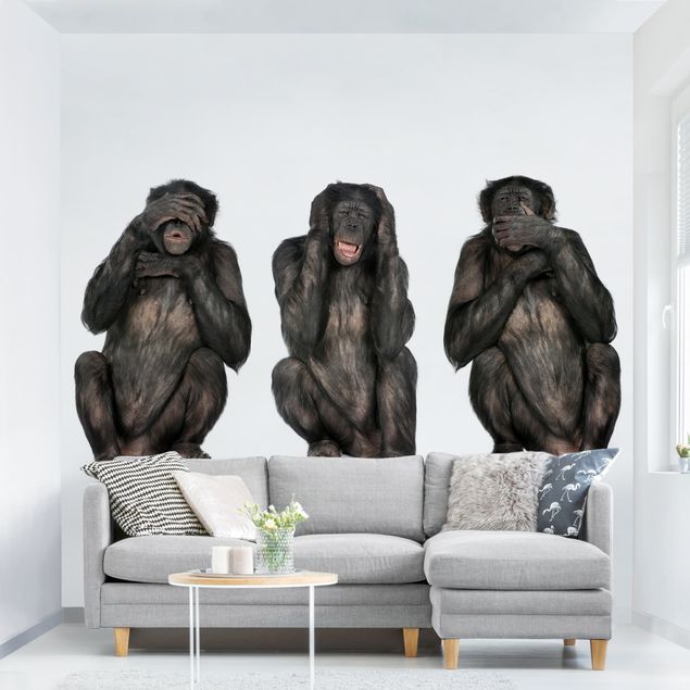Dekoracja do kuchni Trzy mądre małpy