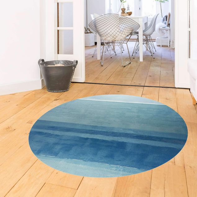 niebieski dywan Powódź