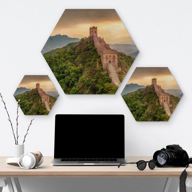 Obrazy drewniane Niekończący się Mur Chiński
