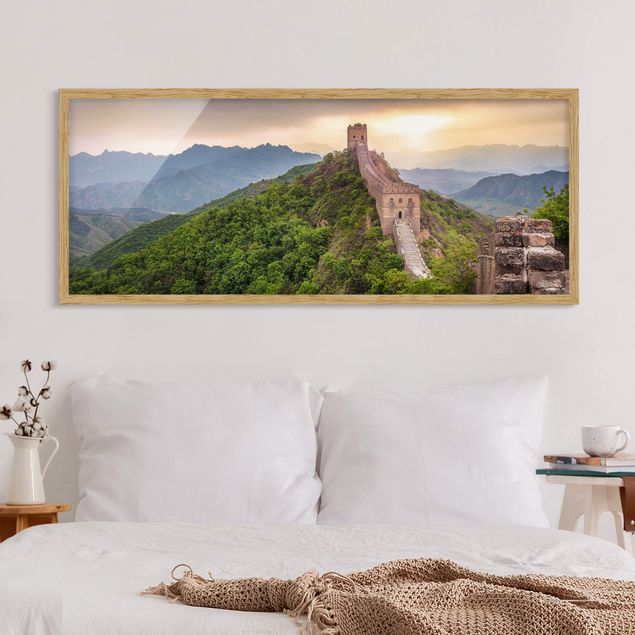 Obrazy w ramie krajobraz Niekończący się Mur Chiński