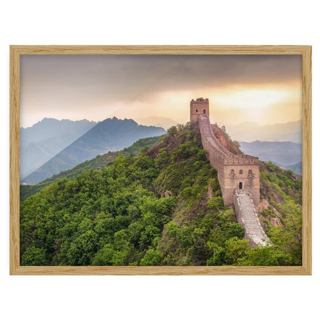 Obrazy w ramie do łazienki Niekończący się Mur Chiński