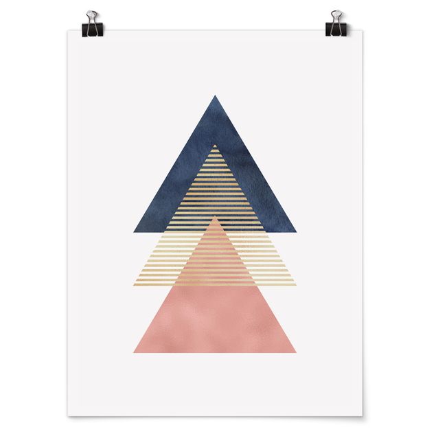 Obrazy nowoczesny Trzy trójkąty