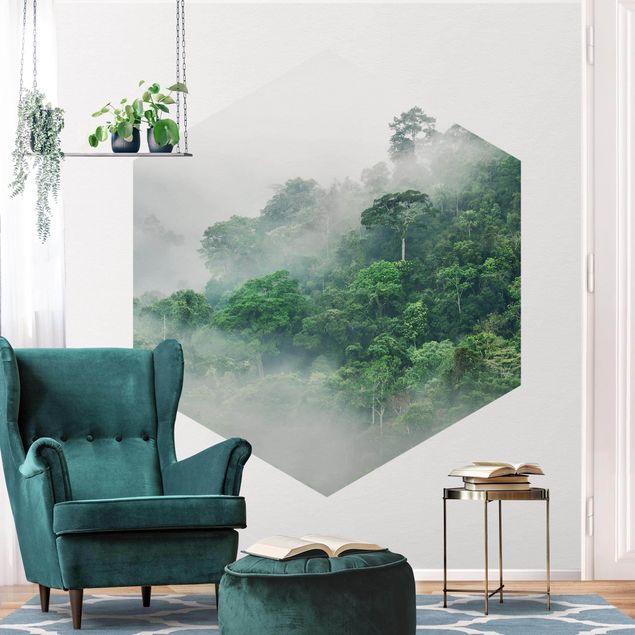 Tapety na ściany Dżungla we mgle