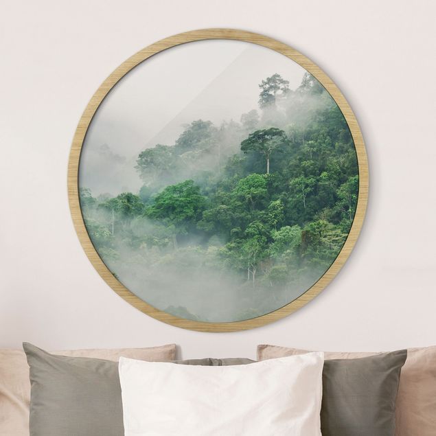 Obrazy w ramie krajobraz Jungle In The Fog
