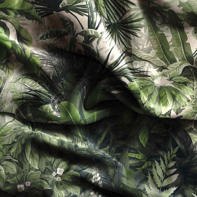 Domowe tekstylia Jungle Plants In Green
