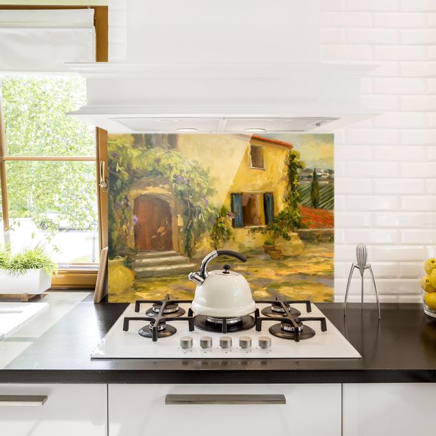 Panel szklany do kuchni Krajobraz włoski - Toskania