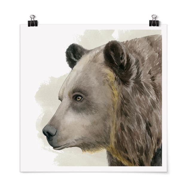 Obrazy do salonu nowoczesne Przyjaciele z lasu - Niedźwiedź