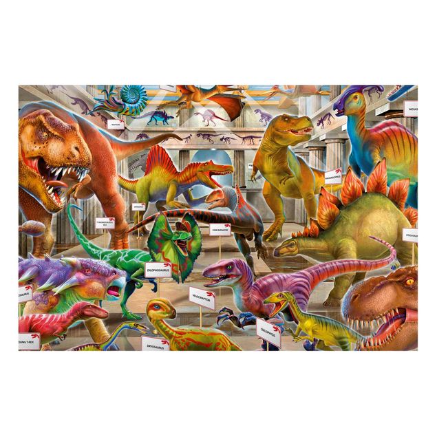 Obrazy nowoczesny Dinozaury w Muzeum Historii Naturalnej