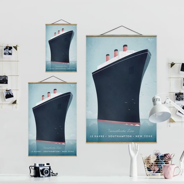 Obrazy plaża Plakat podróżniczy - Statek wycieczkowy
