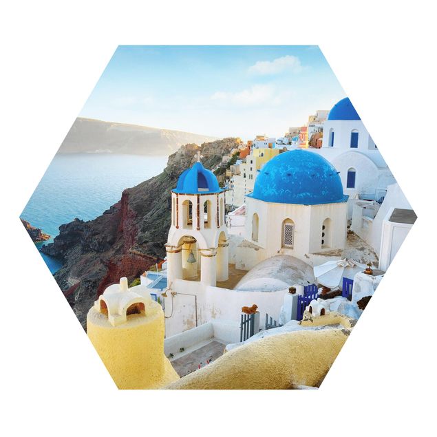 Obraz niebieski Santorini
