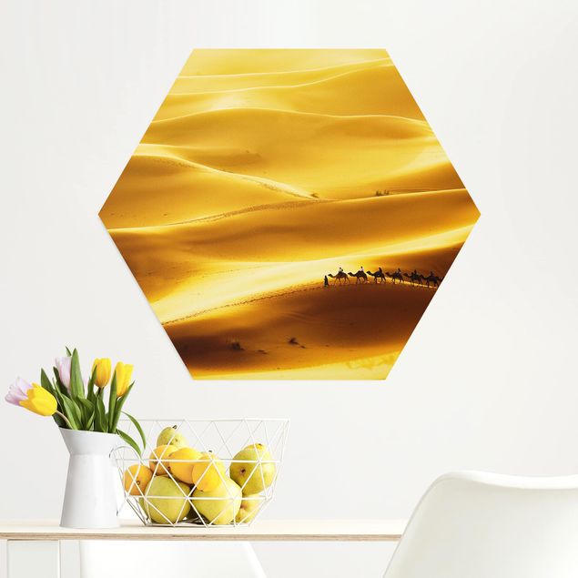 Obrazy do salonu nowoczesne Złotoen Dunes