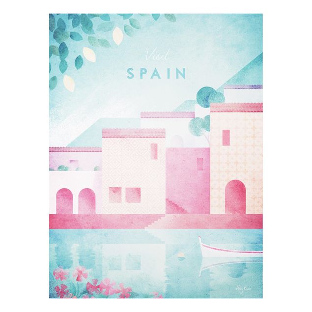 Obrazy do salonu Plakat podróżniczy - Hiszpania