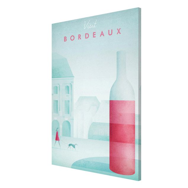 Retro obrazy Plakat podróżniczy - Bordeaux