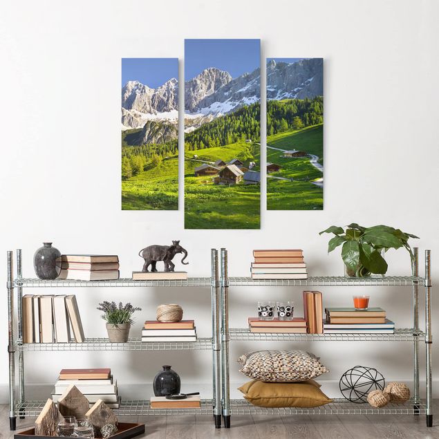 Obrazy nowoczesne Styria Alpejska łąka