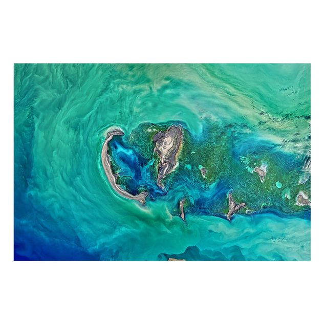 Obrazy do salonu Fotografia NASA Morze Kaspijskie