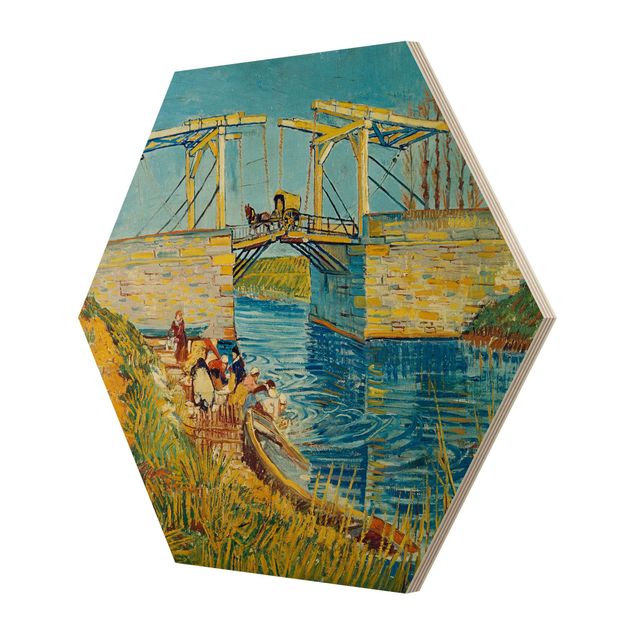 Obrazy drewniane Vincent van Gogh - Most zwodzony w Arles