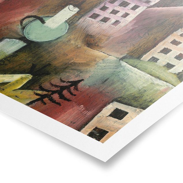 Plakaty abstrakcja Paul Klee - Zniszczona wioska