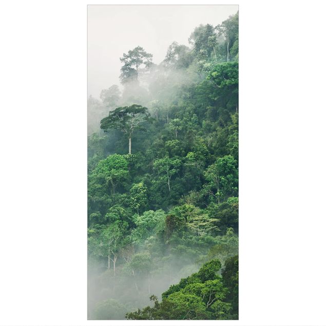 Parawan pokojowy - Dżungla we mgle