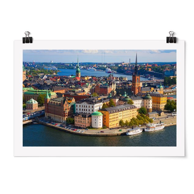 Plakaty architektoniczne Sztokholm w Szwecji
