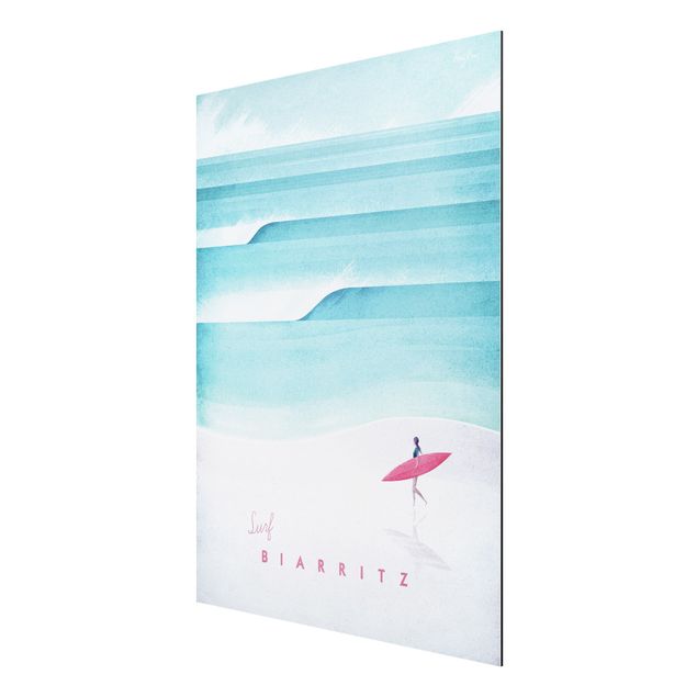 Obrazy morze Plakat podróżniczy - Biarritz