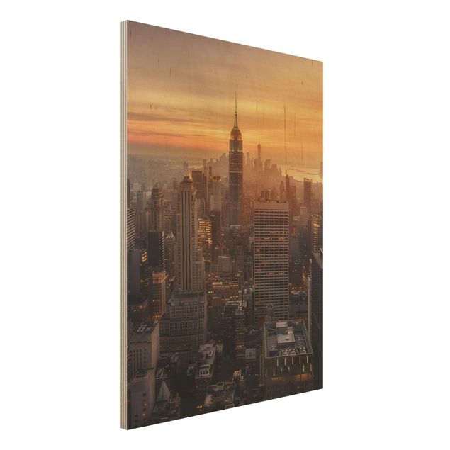 Obrazy na ścianę Manhattan Skyline Wieczorny nastrój