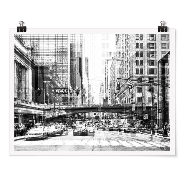 Obrazy Nowy Jork NYC Urban czarno-biały