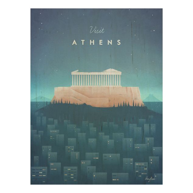 Henry Rivers obrazy Plakat podróżniczy - Ateny