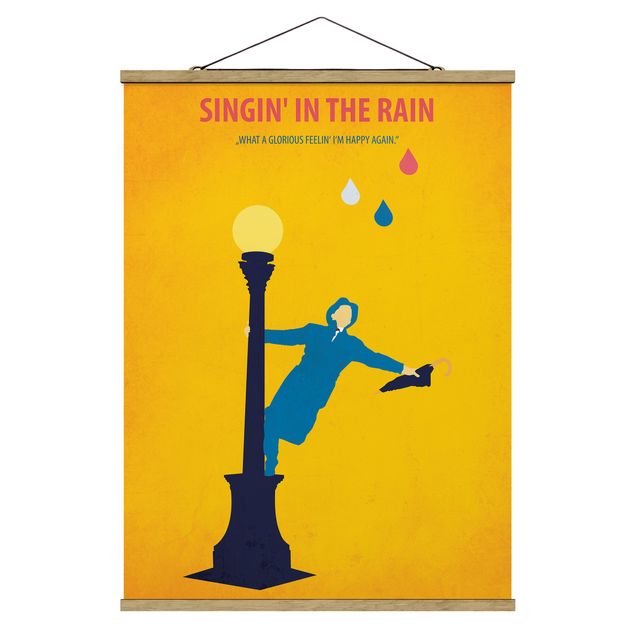 Obrazy portret Plakat filmowy Śpiewamy w deszczu