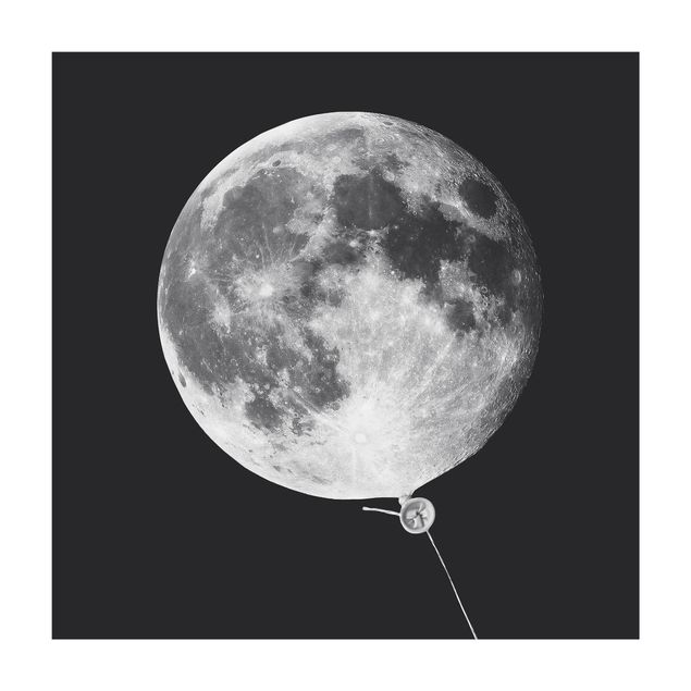 dywan nowoczesny Balon z księżycem