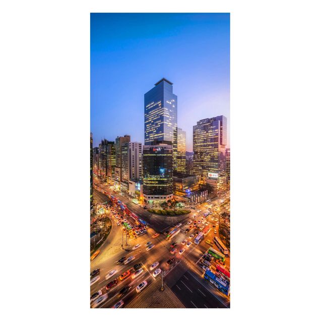 Obrazy samochody Światła miasta Gangnam