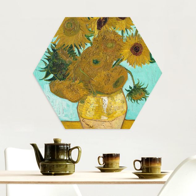 Dekoracja do kuchni Vincent van Gogh - Wazon ze słonecznikami