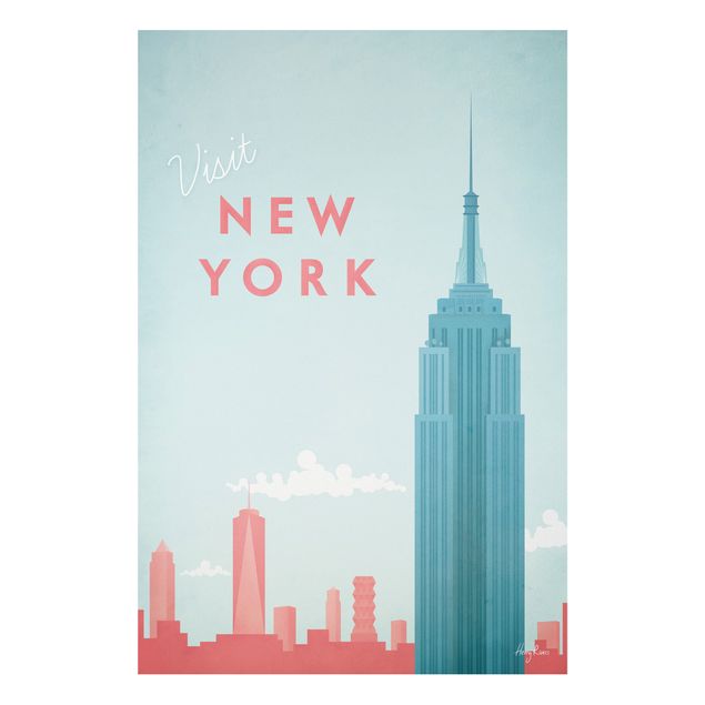 Obrazy do salonu nowoczesne Plakat podróżniczy - Nowy Jork