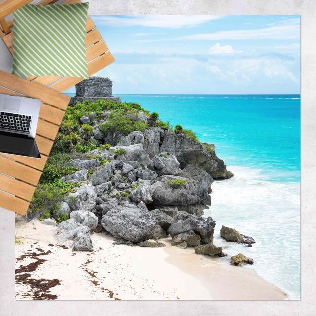 dywan zewnętrzny Wybrzeże Karaibskie Ruiny Tulum