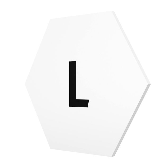 Obrazy Biała litera L
