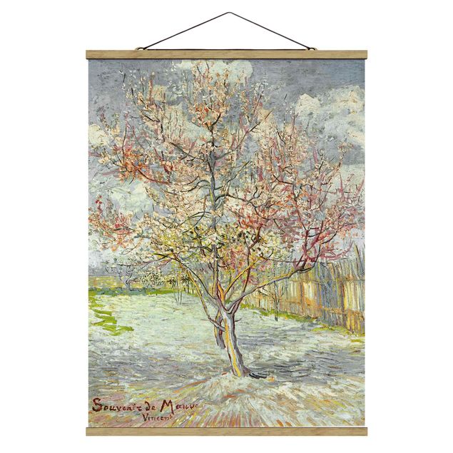 Impresjonizm obrazy Vincent van Gogh - Kwitnące drzewa brzoskwiniowe